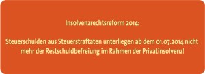 Insolvenzrechtsreform 2014