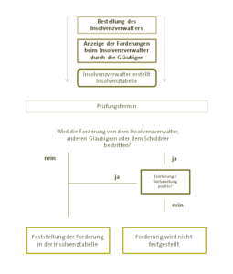 Anmeldung Forderungen Insolvenzverfahren durch Insolvenzverwalter