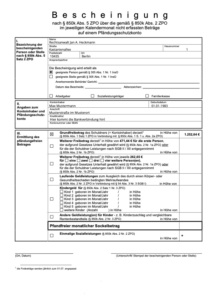 Musterformular P-Kontobescheinigung