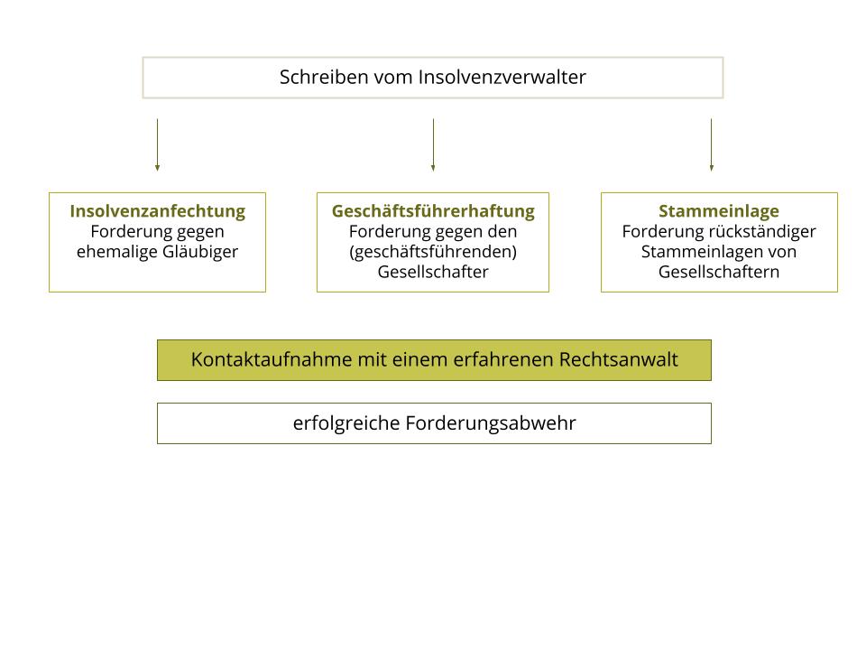 Rückforderung Insolvenzverwalter Insolvenzanfechtung Geschäftsführerhaftung