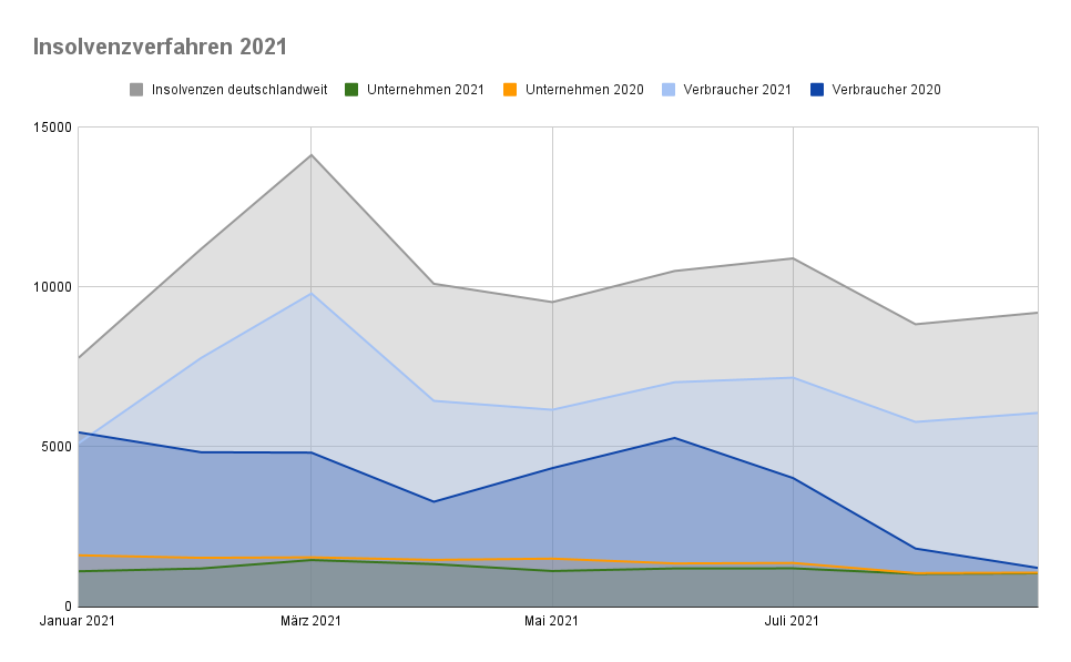 Insolvenzverfahren 2021